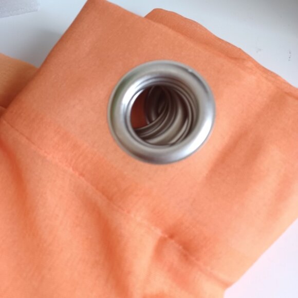 Modern Ombre Sheer Curtains | Set of 2 Panels | 52x72 | Grommet Top | Semi Sheer - Picture 2 of 6